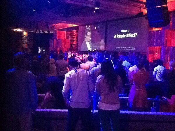 rebezuniga's tweet image. #TEDACTIVE staff on stage, standing ovation for their incredible work! #TED2013