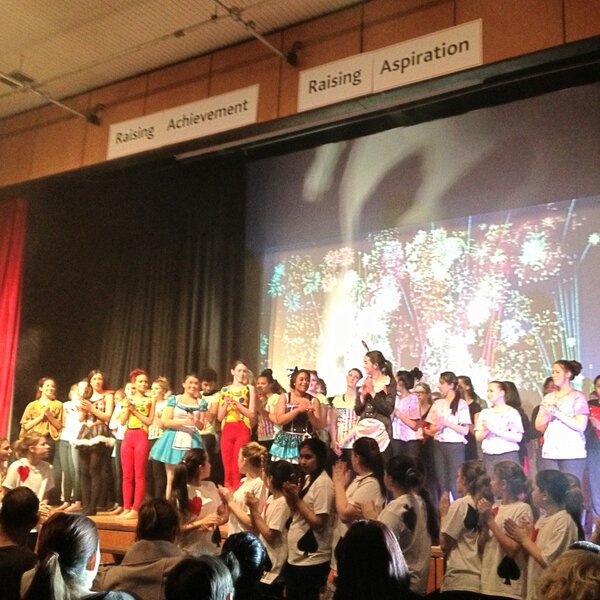 BulmersheCA's tweet photo. @Bulmershe_PE 
Bulmershe in Wonderland was fantastic! Well done to students &amp; thanks to teachers @BulmersheSchool  http://t.co/X9lYwMzbYR