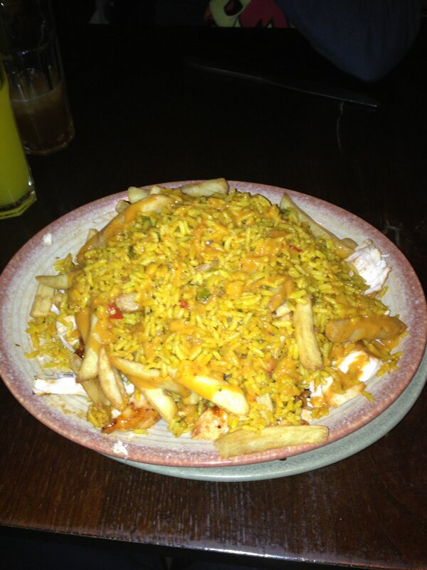 LeeWort_2022's tweet image. Double butterfly chicken large rice and chips #bang #notevenfull