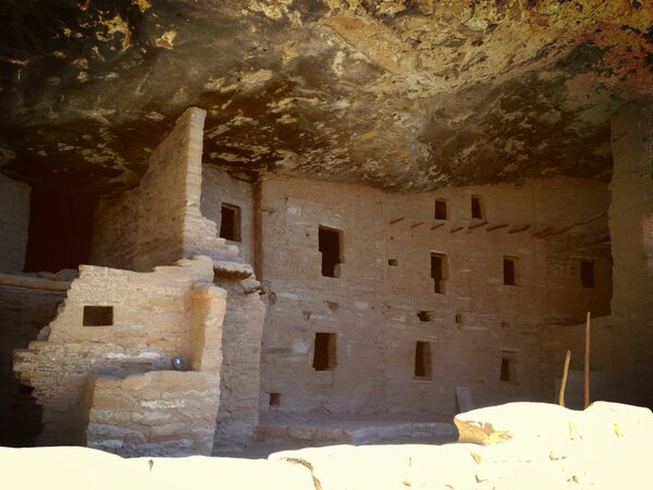 Day 2:  Mesa Verde National Park then on to Moab, UT.  Picture of Mesa Verde cliff dwelling
