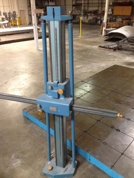 GuyMartinDesign's tweet photo. The new precision measuring arm. We use this to assure accuracy of parts. Just a beautiful instrument. http://t.co/m6tYZMskZH