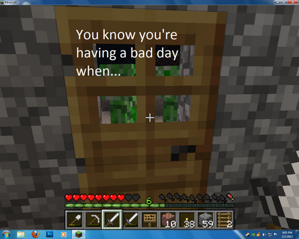 Dj_Avante's tweet image. I suck at Minecraft. #minecraftfail #minecraft