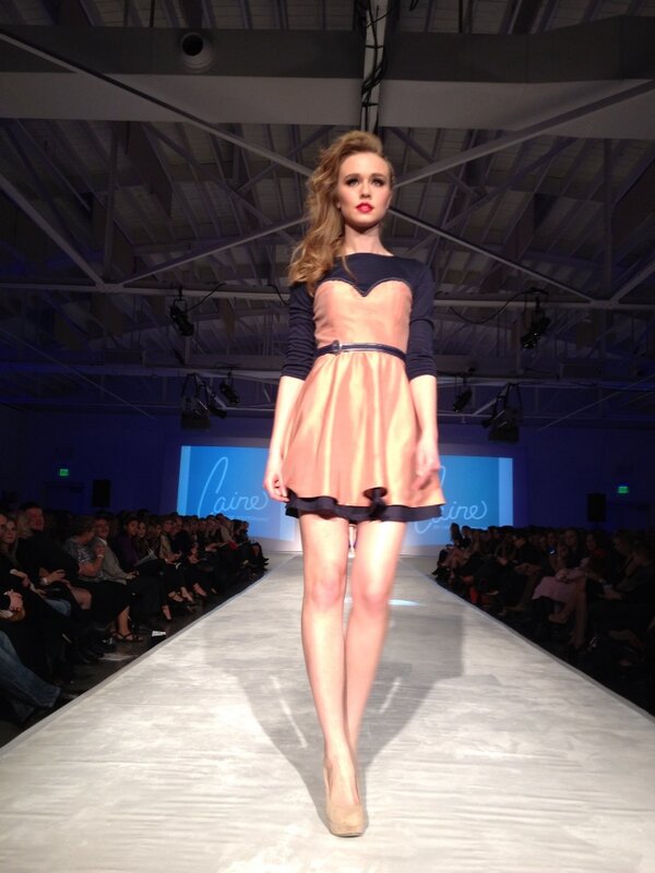 Ballerina/ice skater/socialite style @OmahaFashionWk #ofw