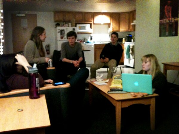 FPPartyCrashing's tweet image. Establishing character relationships on Friday night! #PWCrehearsals