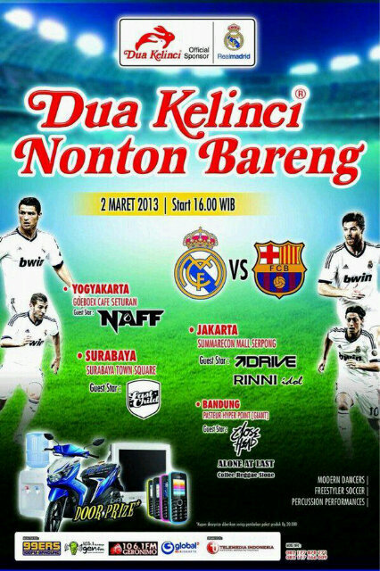 Nanti malam ada nobar di <a href="/SMS_Serpong/">SummareconMallSerpong</a> El Clasico Madrid Vs Barca.