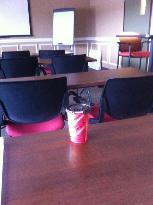 Mikechaisson's tweet image. Somebody left this empty un-rolled Tim's cup behind hmmmmmm!