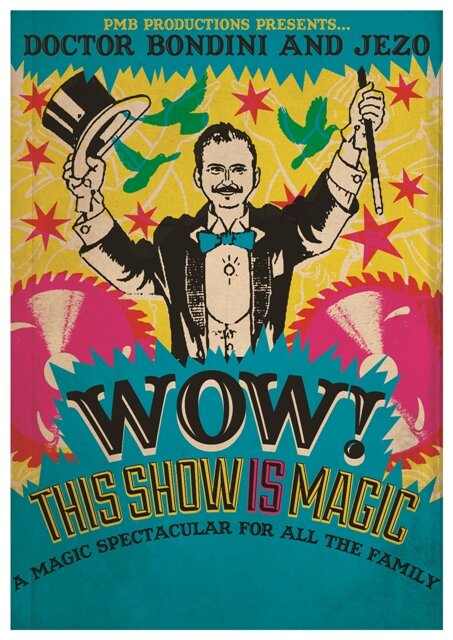 CombertonArts's tweet photo. Tonight: The Wow Show featuring Dr Bondini and  Jezo who  re-enact a famous show from their family's past. http://t.co/AR9dQIu28i