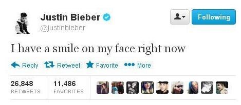 ontariauhl's tweet photo. El Tweet que toda belieber quiere ver #OperationMakeBieberSmile http://t.co/y7bH3id5Rf