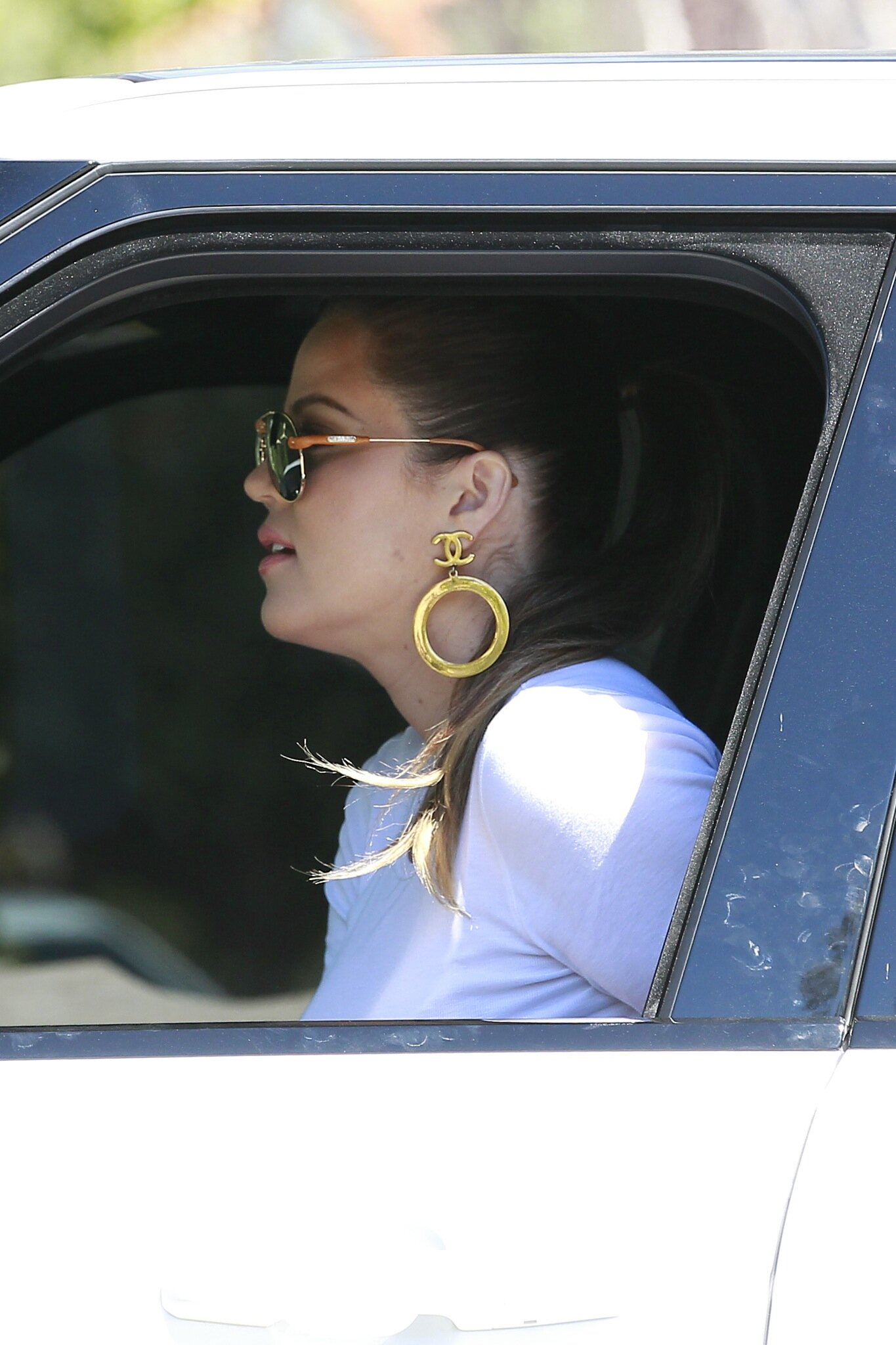 Khloe kardashian chanel best sale earrings