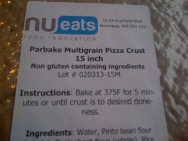 TryNuEats's tweet photo. Our newest product- multi grain gluten free pizza crusts scaled up and ready for delivery to UM Food Services! http://t.co/cAqasZubMw