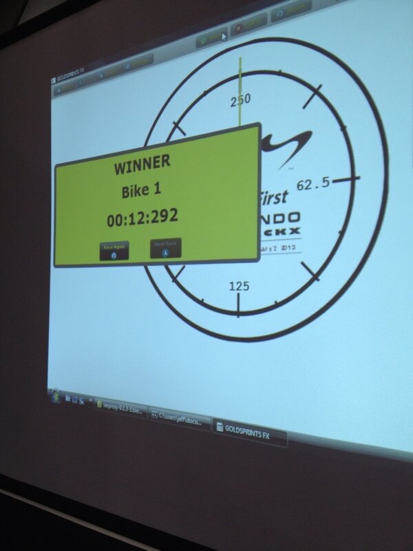 baads's tweet image. New time by Rowen - can u beat #axelmerckx gold sprint time?