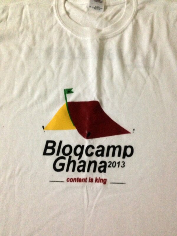 Kwabena's tweet image. Just got my #BlogCamp13 t-shirt from @ttaaggooee. 03.23.2013 blogcampghana.com #Ghana