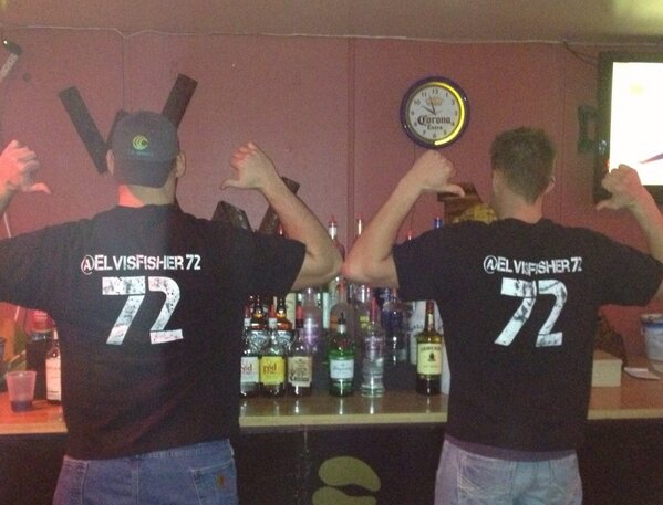 ElvisFisher72's tweet image. Come to @WhiskeyWildCoMo and pick up your @ElvisFisher72 shirts for a limited time! #AlwaysATiger #6thYearProblems
