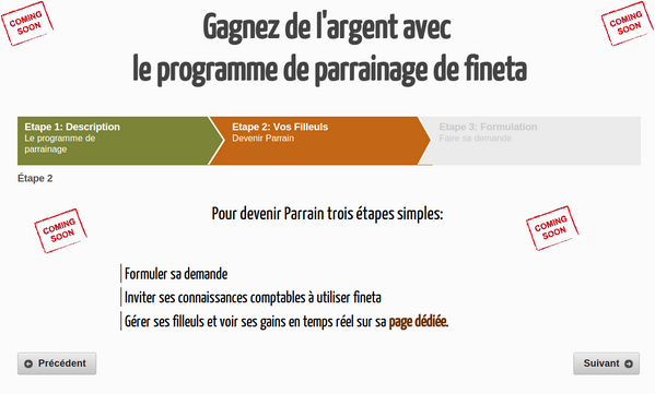 FinetaApp's tweet photo. #comingSoon Le programme de parrainnage de fineta. #piamm #fineta #ohada http://t.co/eMvqvovbdK