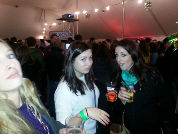 TheRealFishPorn's tweet photo. These girls are having fun at #harpoonstpats http://t.co/PPVn6rmXSJ