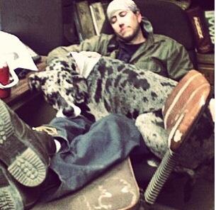 laurabullaro's tweet photo. My best friend Chaz <33 http://t.co/oZGvE3Qpkn