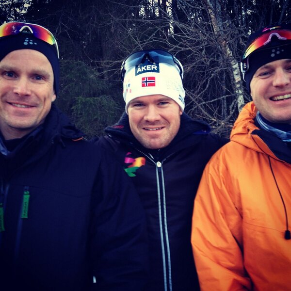 Spreke menn klare til start#teamdetnorske#vasaloppet2013