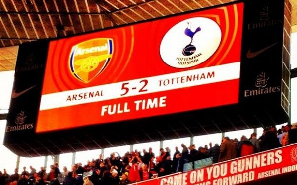 SMcKay96's tweet image. Arsenal to win 5-2 today #notonce #nottwice #threetimes