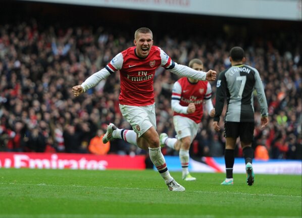Lukas Podolski Com It S Derby Time Now Gooners We Gunners Need Your Support 2day Wish Us Goodluck Poldi Http T Co L8hjxukjnb