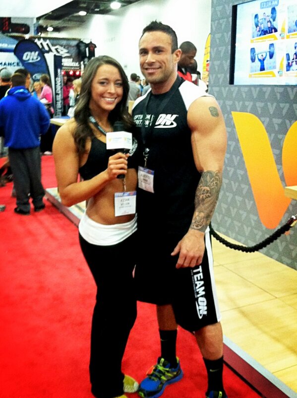 VitaminShoppe's tweet photo. Filming a video with @team_optimum's athletes @fitness_k & @Alberto_Umana #arnold2013vs #ASF13 #Arnold2013 http://t.co/H7AVdQOeEf