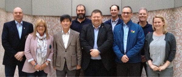 In Sofia Bulgaria ICSD Board mtg now determined to see through governance, strategy &amp; #deaflympics this summer!