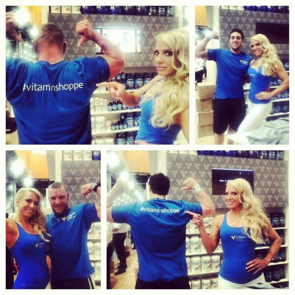 VitaminShoppe's tweet photo. Do you want a #vitaminshoppe t-shirt? Head to our booth to enter our #pushup #contest! #arnold2013vs #ASF13 http://t.co/ib8ReNUXGE