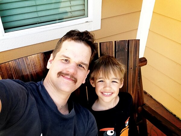 clancyjamesrose's tweet image. Peacefull moment with the kiddo on the rocking chair we just built. #dadprojects #bonding