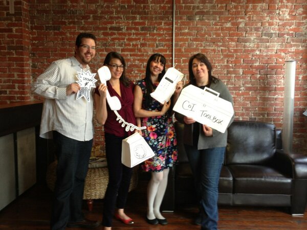 Team Cooperative Interdependence... Post presentation photo opp! Nice job! #Densj13 #GSJ13