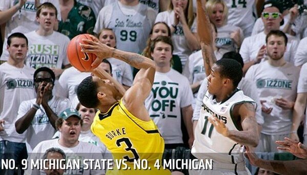ESPNBB's tweet photo. Great game on CBS on after the conclusion of UNC vs FSU. Check out this intense top ten matchup http://t.co/2FBS3stKew