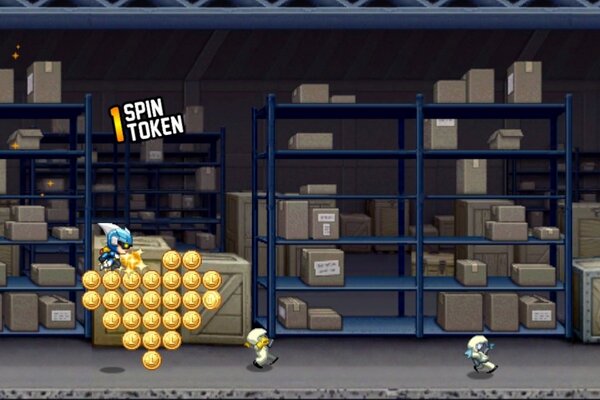 I just flew 876m in an action packed game of Jetpack Joyride on iPhone. Any challengers?i bit.ly/rKuWqK