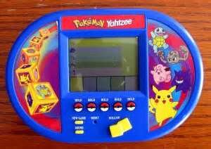 pokemon yahtzee electronic handheld