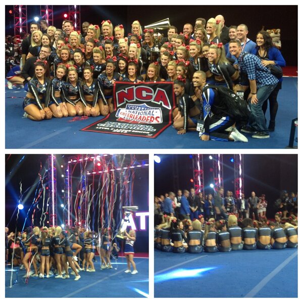 National Champion of the Large Senior division- Cheer Athletics Panthers! #Super6 #NCAnationals