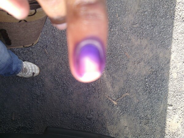 Guess who's done :) #nairobiprimary #KenyaDecides #Choice2013 #Ballot2013