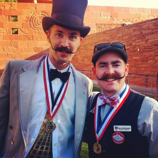 Well wishes from LA and 2 national champs. Feel better soon Maddie! 
#mustachesformaddie