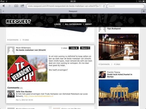 reequest_com's tweet image. Merel zoekt de beste #makelaar van Utrecht: reequest.com/#/merel-reeque… suggestie of aanbod? Reequest.com