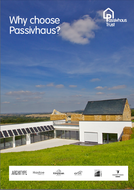 Our new publication 'Why choose #Passivhaus?' hot off the press! Come by our stand N351 at #Ecobuild to pick one up!