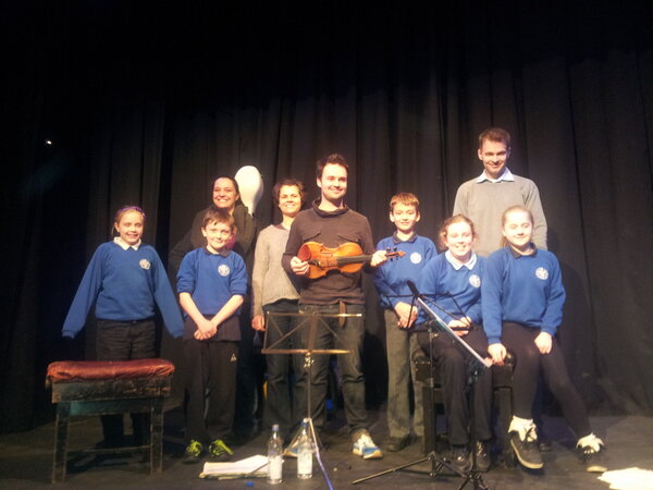 TJSWigton's tweet photo. Year 5 have really enjoyed listening to The Elias String Quartet at Rosehill Theatre http://t.co/Zmten87ULJ