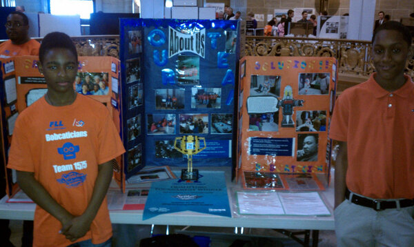 firstlegoleague's tweet image. FLL represented in St. Louis! #seniorsolutions