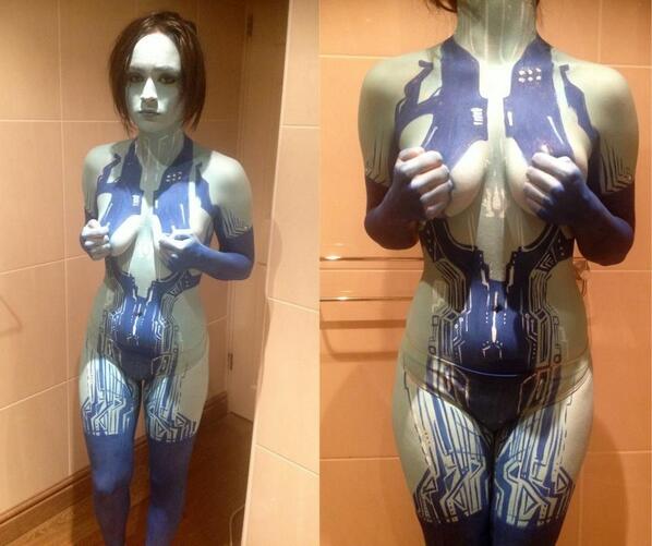 Cortana Body Paint