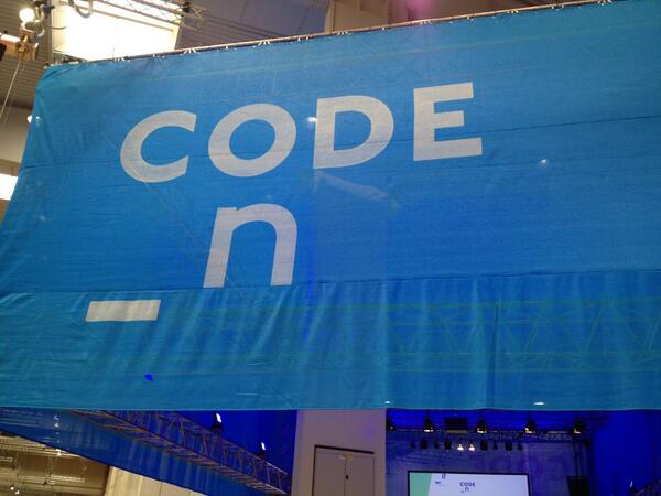 opara_'s tweet photo. #CODE_n is now open #CeBIT http://t.co/1YUdvTbfO6