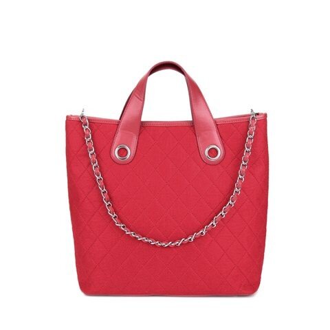 TiBags's tweet photo. Harson Felt Chain Tote Bag http://t.co/48i3I79k1A