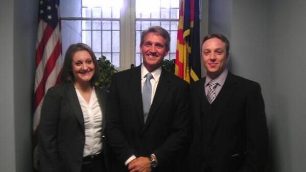 NAU's tweet image. Governance in action: RT @asu_gpsa NAU Grad Student Gov't meeting with #AZ Senator @JeffFlake.  #policyprocess
