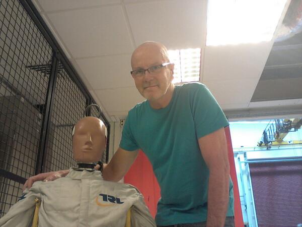 Fluidform's tweet photo. Spot the crash test dummy? ;-) http://t.co/69ackDX1GK