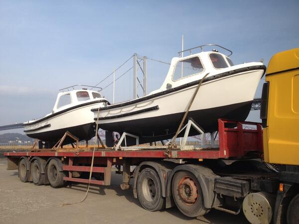 Champs all loaded up and ready to go for a refit.