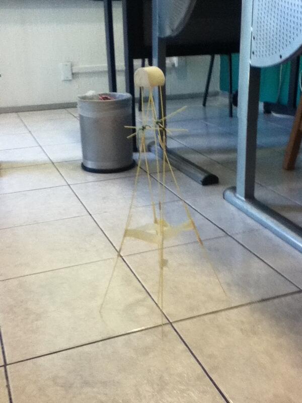 #marshmallowchallenge lo que hago en clases!