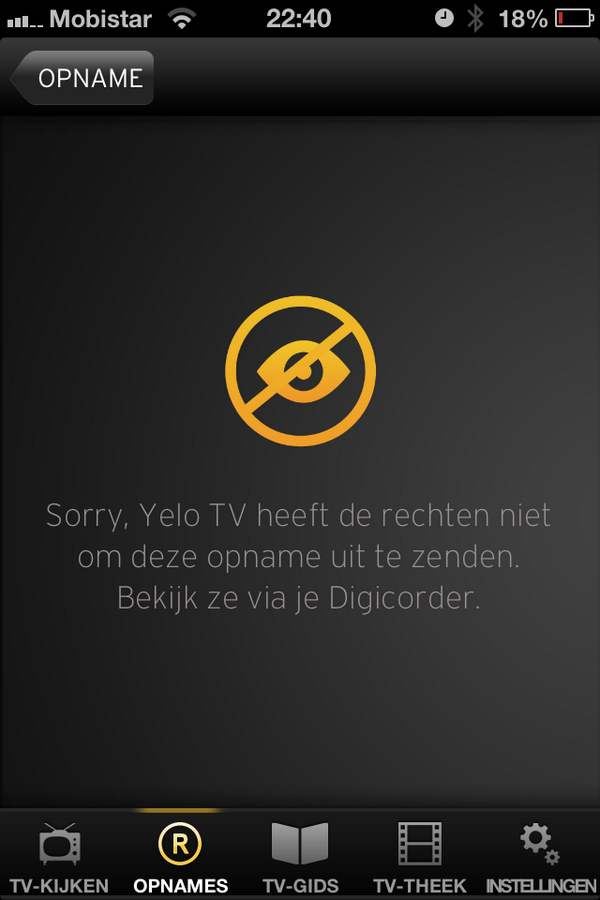 scapiau's tweet photo. Nieuwe #yelo app... #fail http://t.co/pwYCxUjC1W
