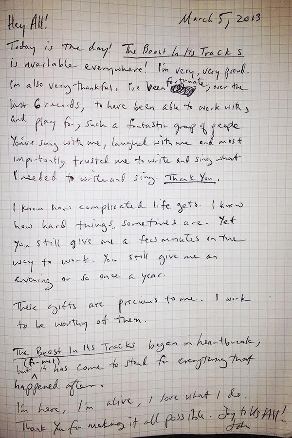 joshritter's tweet photo. The Beast in Its Tracks is finally out today #thebeastinitstracks http://t.co/z0F4uEGRpb