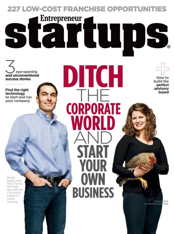 Entrepreneur Startups, Spring 2013 issue is now out on newsstands: