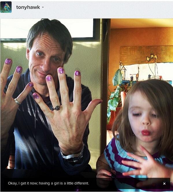 rotoworld_hoops's tweet photo. Tony Hawk is less AHHH! and more AWWW! these days #GoodDadAlert http://t.co/WJB4ZDnq3o