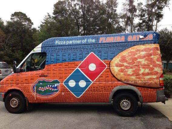 sharpdsigns's tweet image. Gator dominos wrap